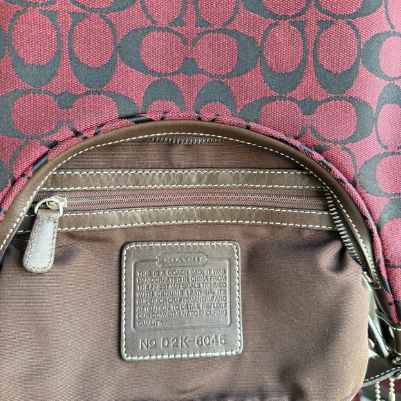 Vintage Coach Signature hobo